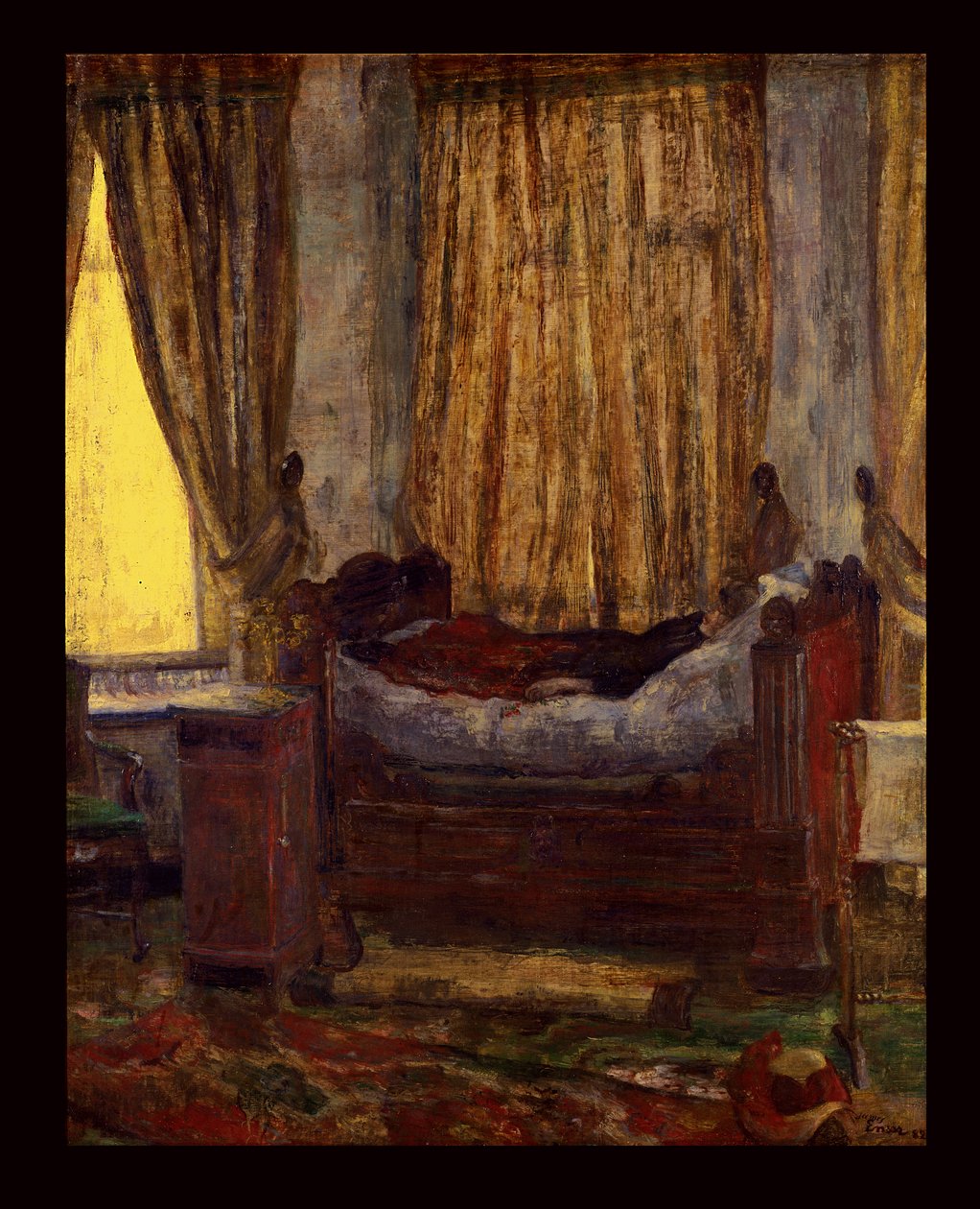 A Donzela em Angústia de James Ensor