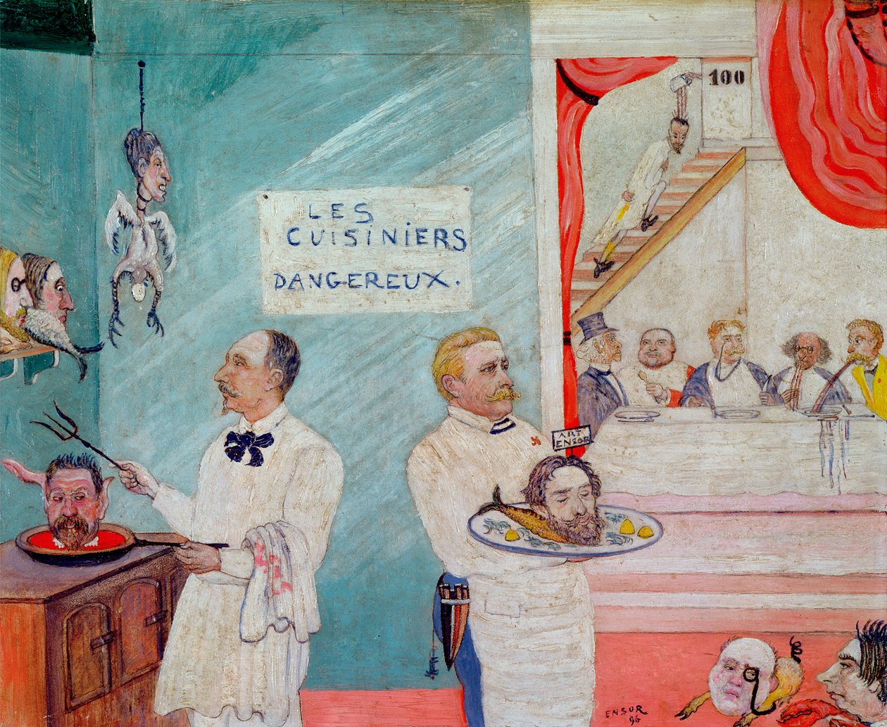 Os Cozinheiros Perigosos de James Ensor