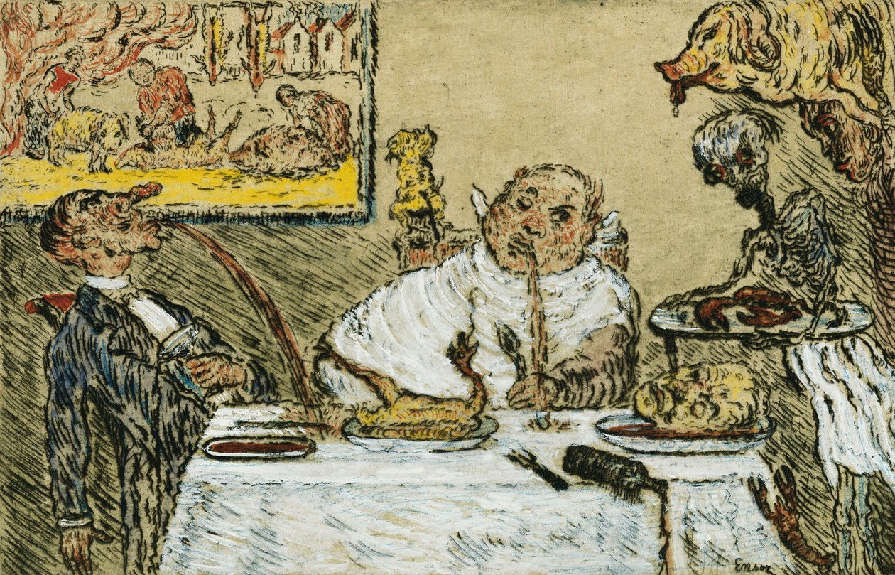 Os Pecados Mortais; Les Peches Capitaux de James Ensor