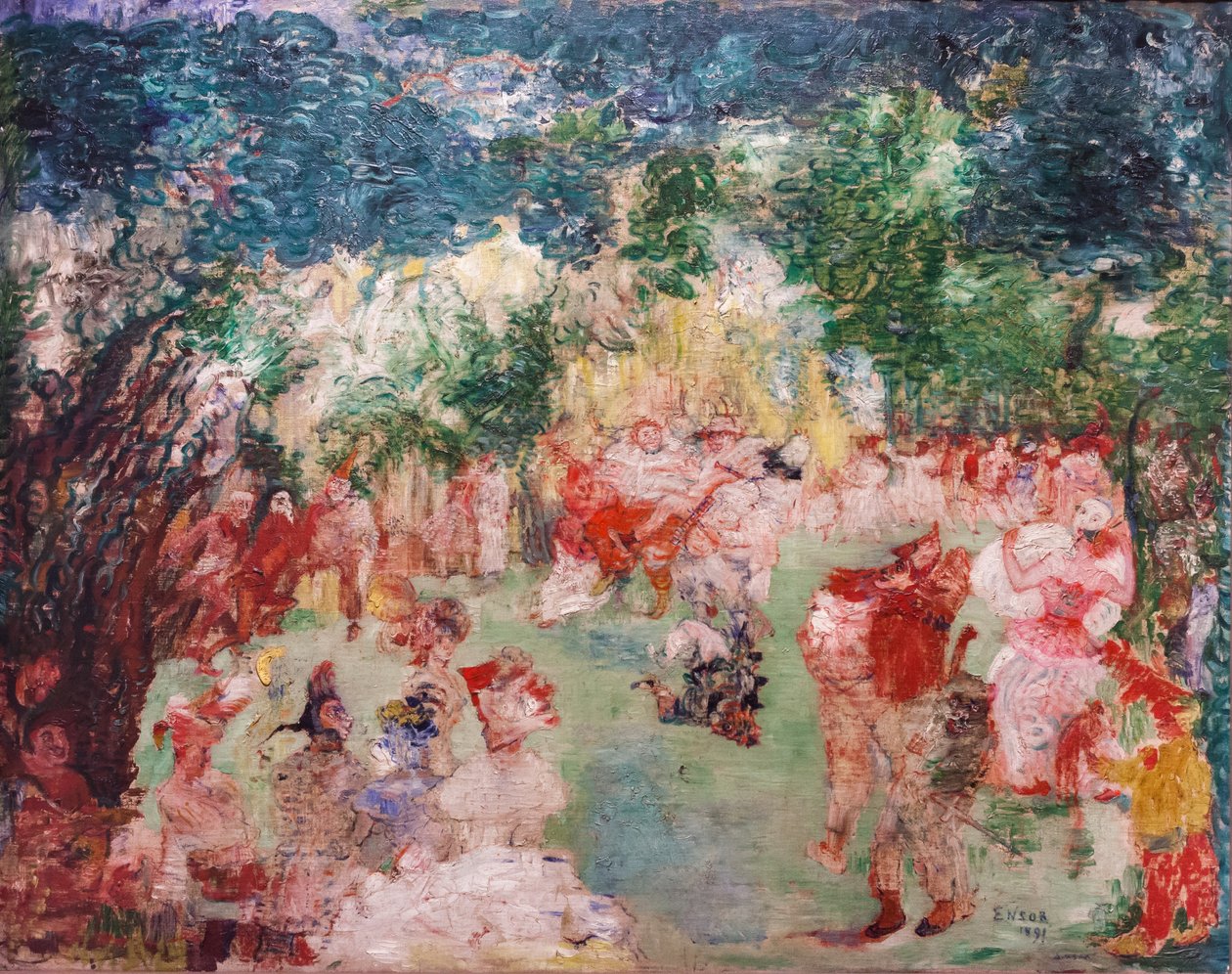 O Jardim do Amor de James Ensor
