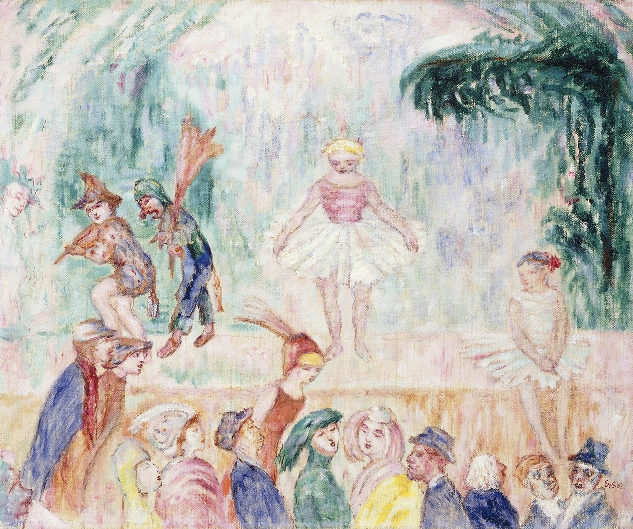 O Pequeno Teatro; Petit Theatre - O Pequeno Teatro de James Ensor