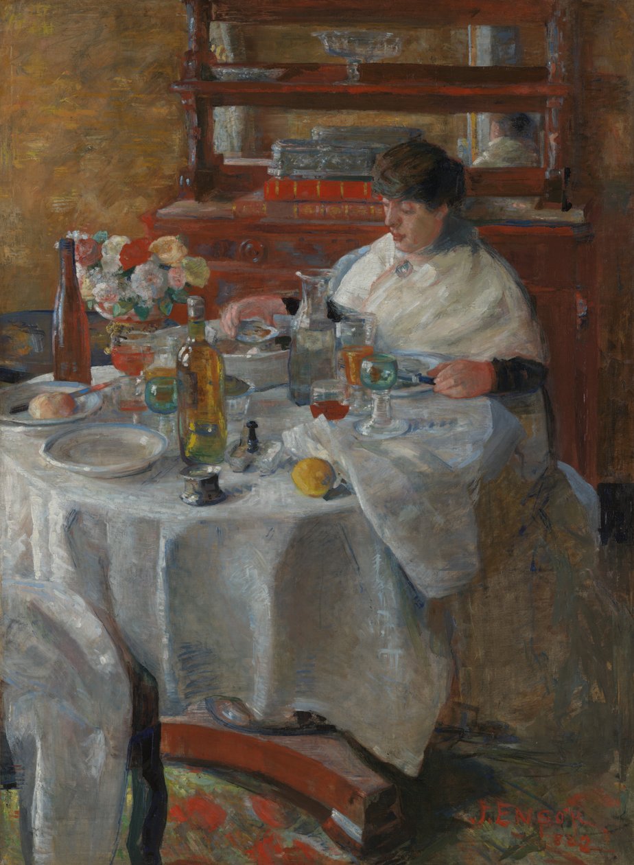 O comedor de ostras de James Ensor