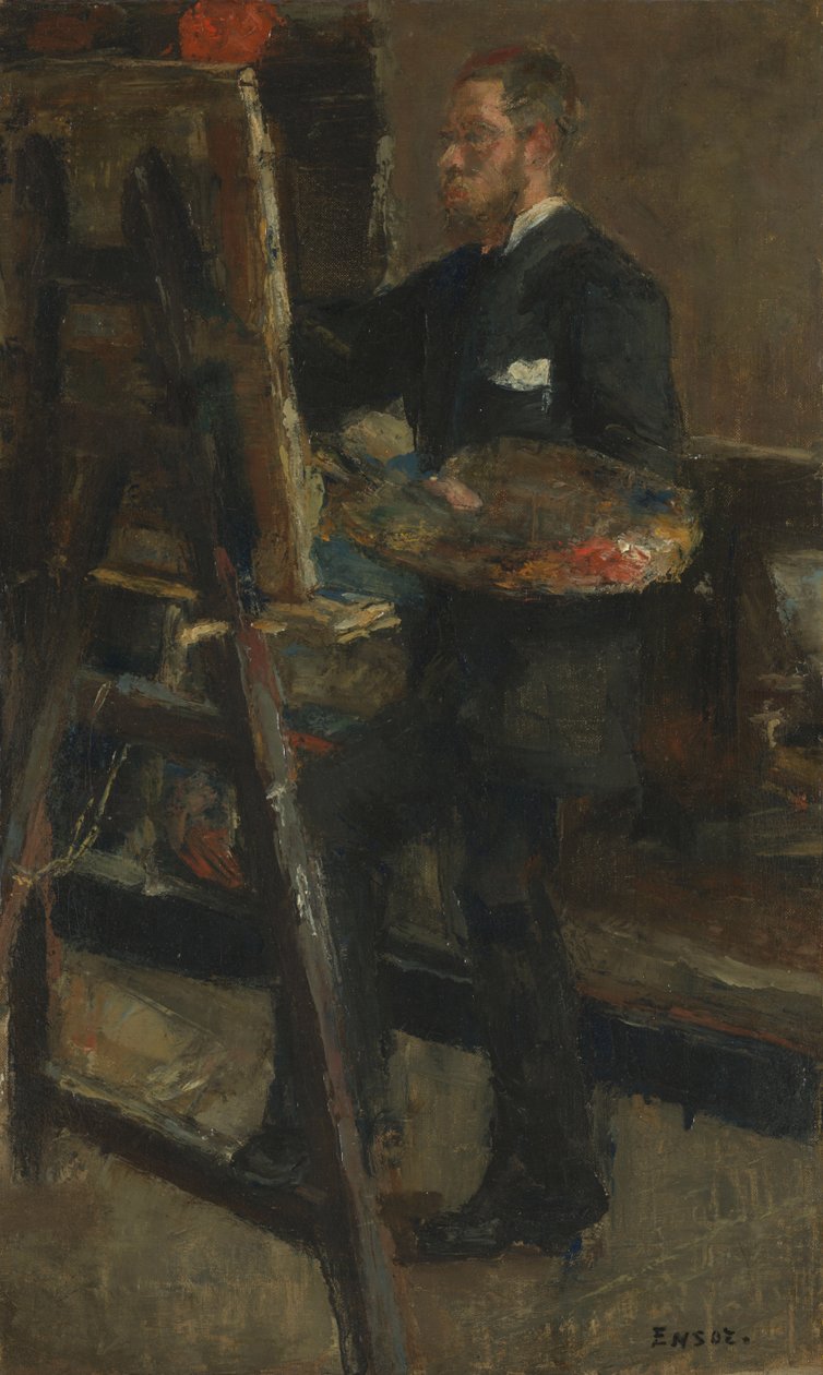 O pintor Alfred William Finch de James Ensor