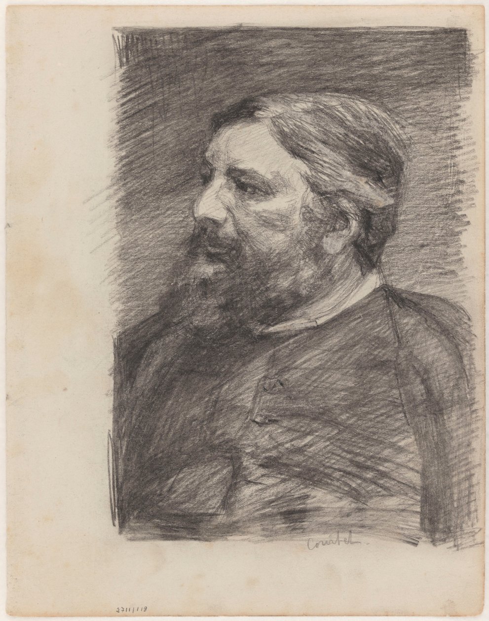 O pintor Gustave Courbet de James Ensor