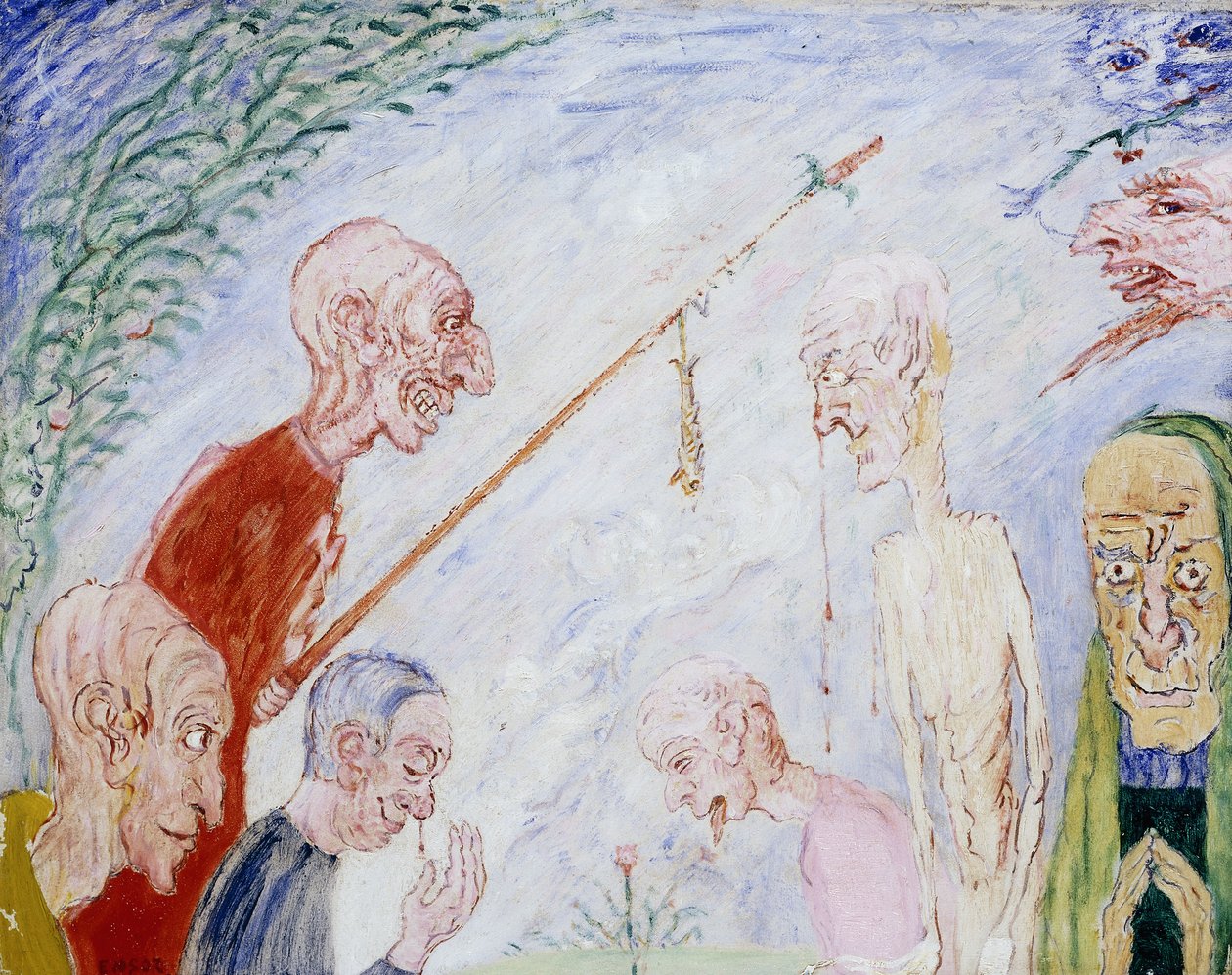 Os Peregrinos; Les Pelerins - Os Peregrinos de James Ensor