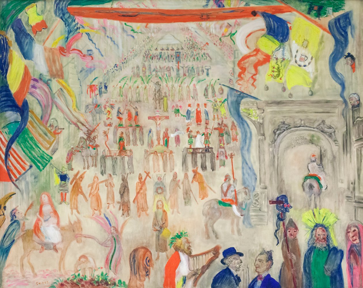 A Procissão dos Penitentes, Veurne de James Ensor
