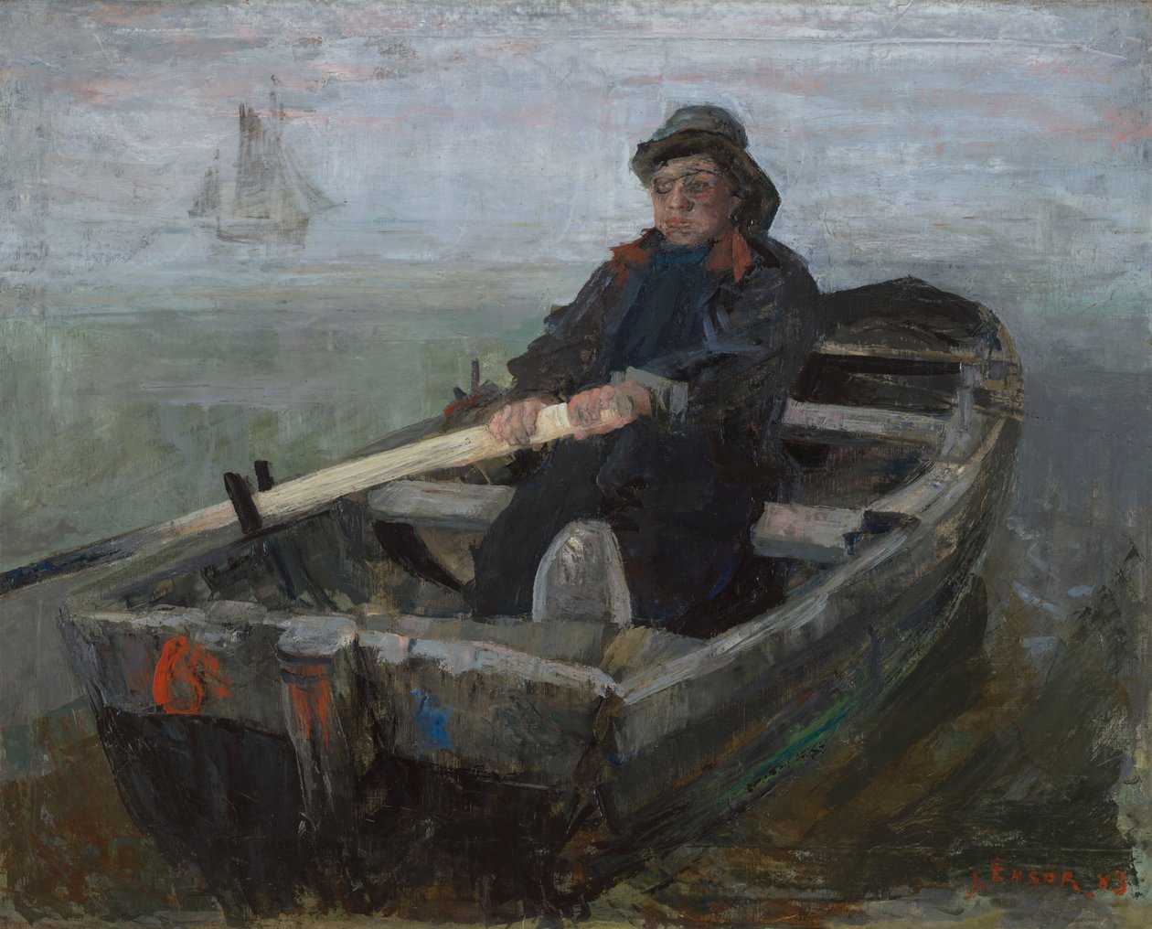 O remador de James Ensor