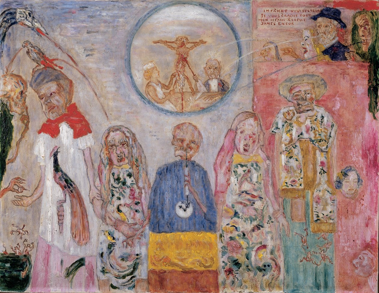 The Vile Vivisectors, c.1930 (óleo sobre tela) de James Ensor