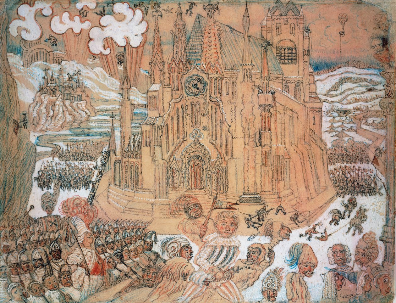 A catedral de James Ensor