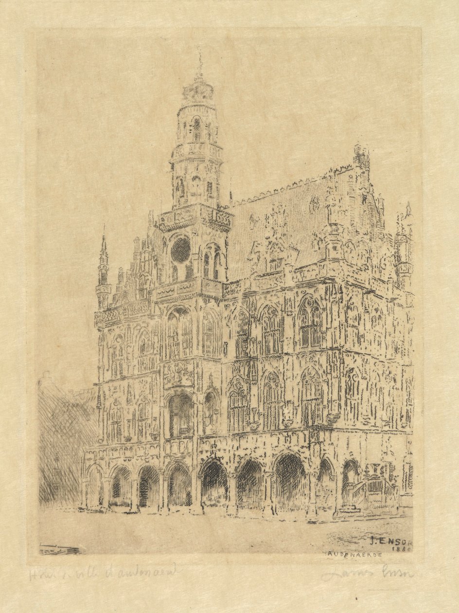 Câmara Municipal de Oudenaarde de James Ensor