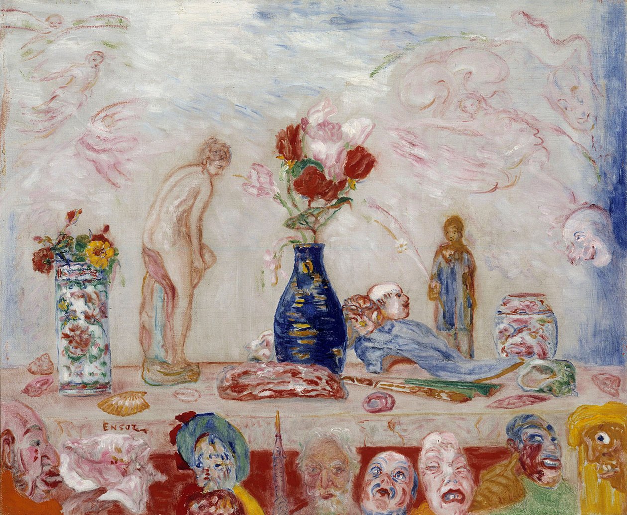 Sob a sombra das máscaras de James Ensor