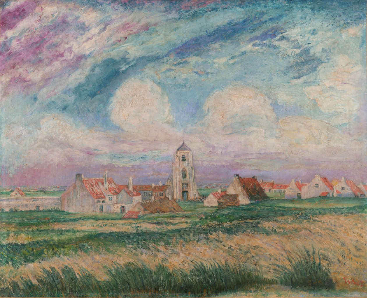 Vista de Mariakerke de James Ensor