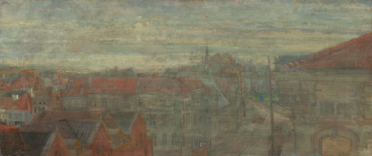 Visão de Phnosia. Ondas e vibrações luminosas de James Ensor