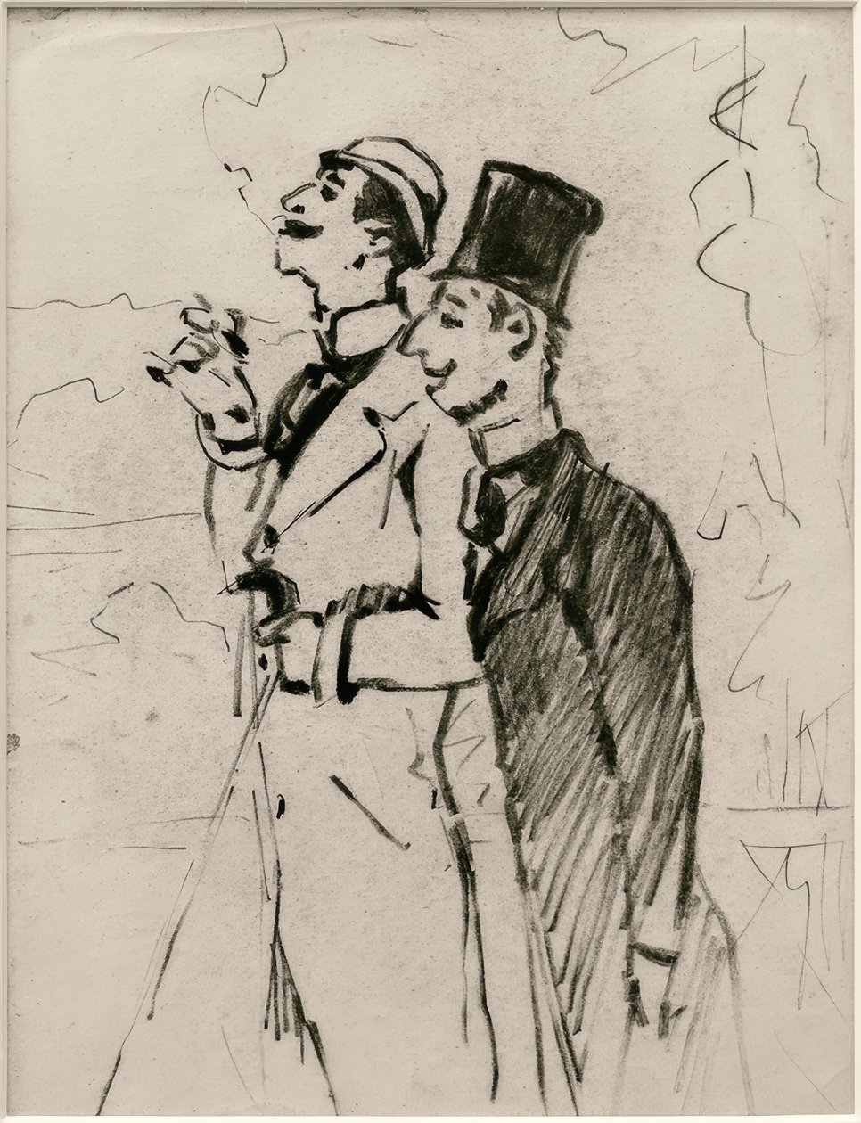 Dois cavalheiros de James Sidney Ensor