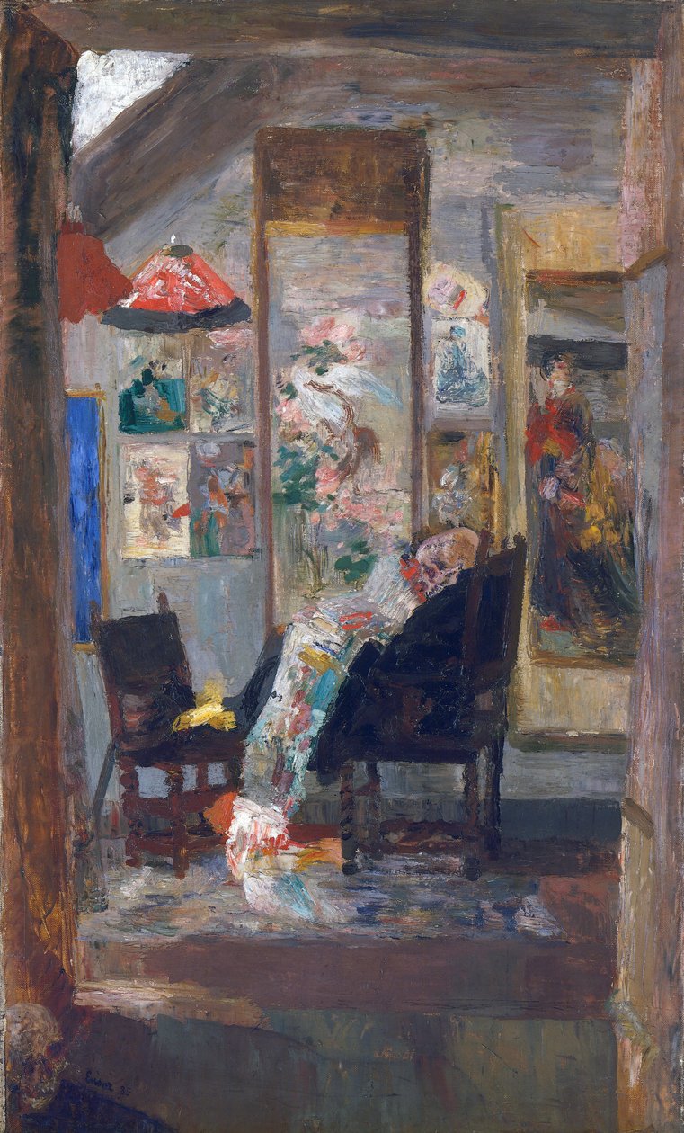 esqueleto com chinoiseries à volta de James Ensor