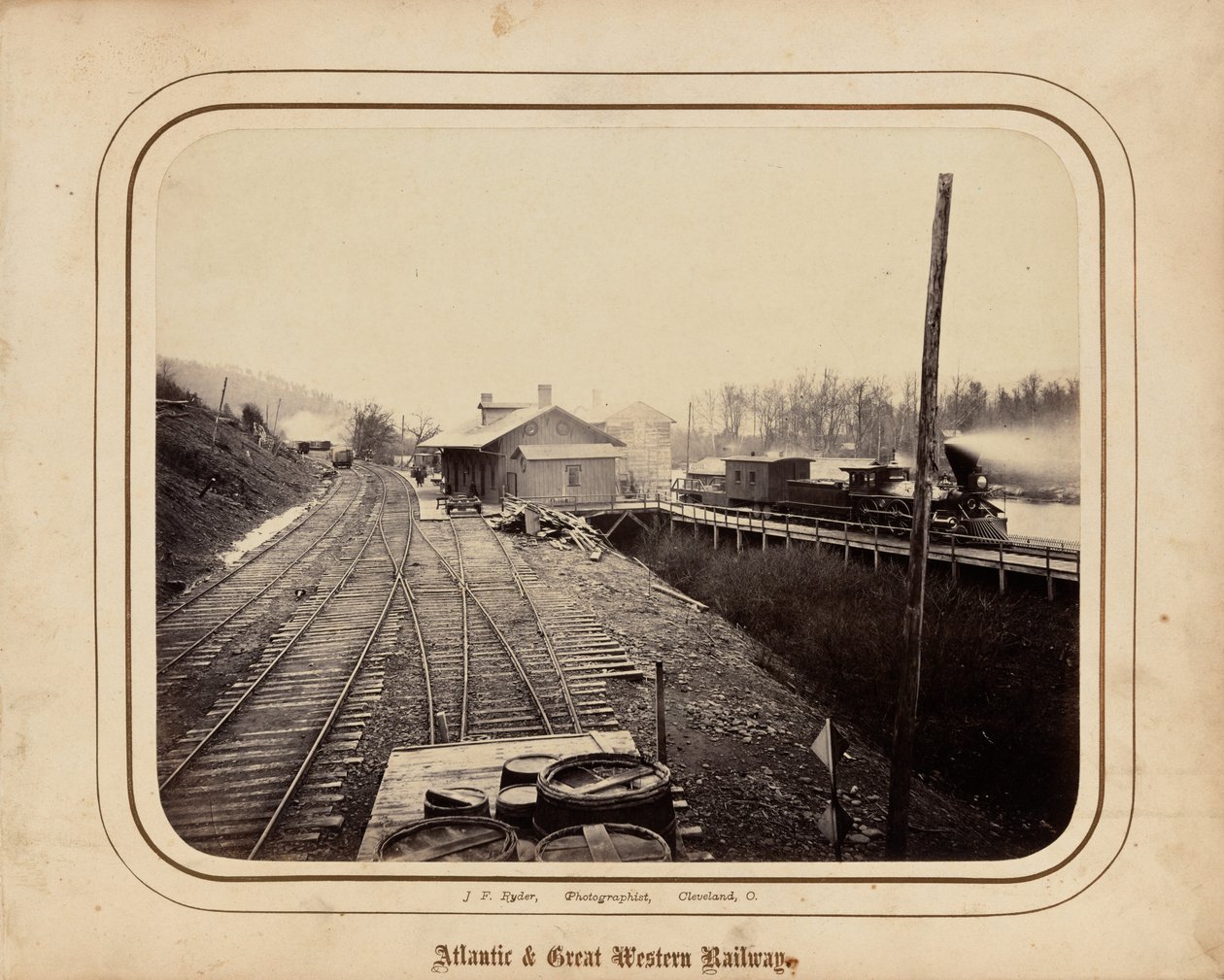 Atlantic  Great Western Railway,1862 (foto) de James F. Ryder