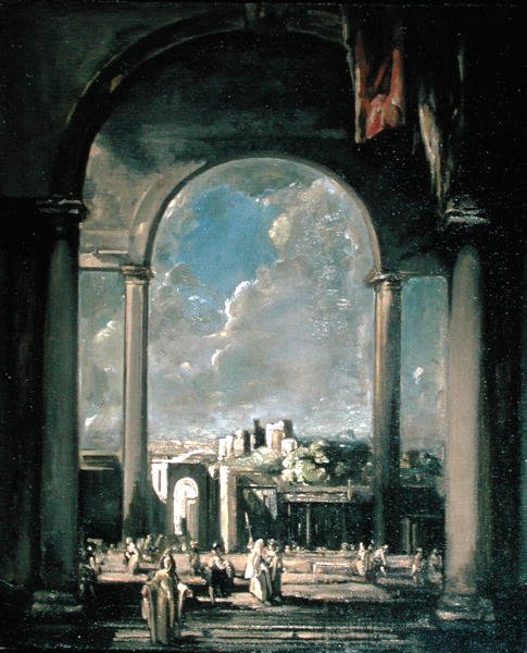 Números sob um Arco (óleo sobre tela) de James Ferrier Pryde