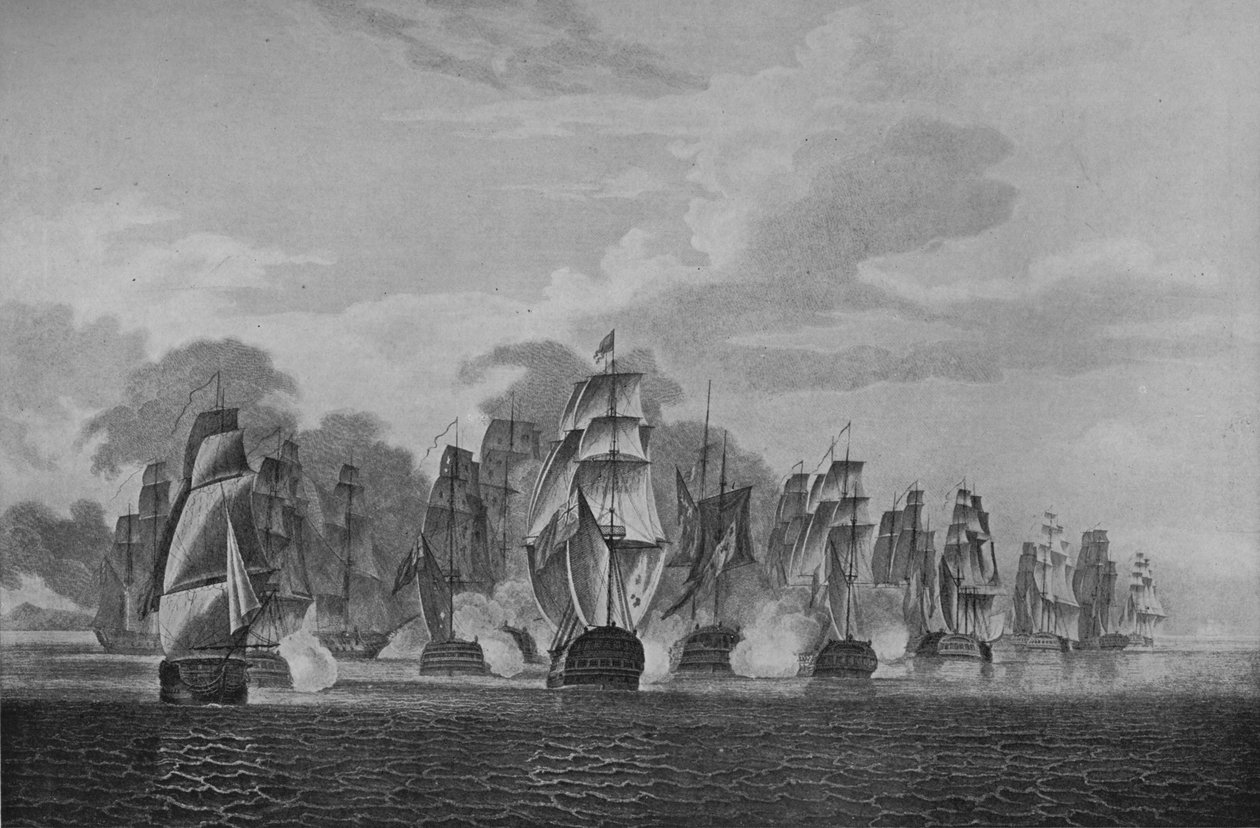 Uma invasão abortiva da Irlanda, c1799 de James Fittler