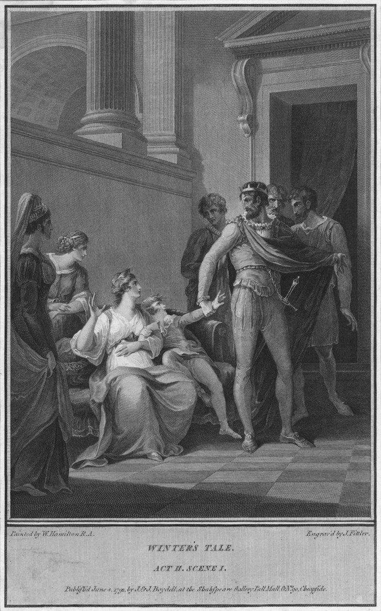 Conto de Inverno. Ato II. Cena I, 1793. de James Fittler