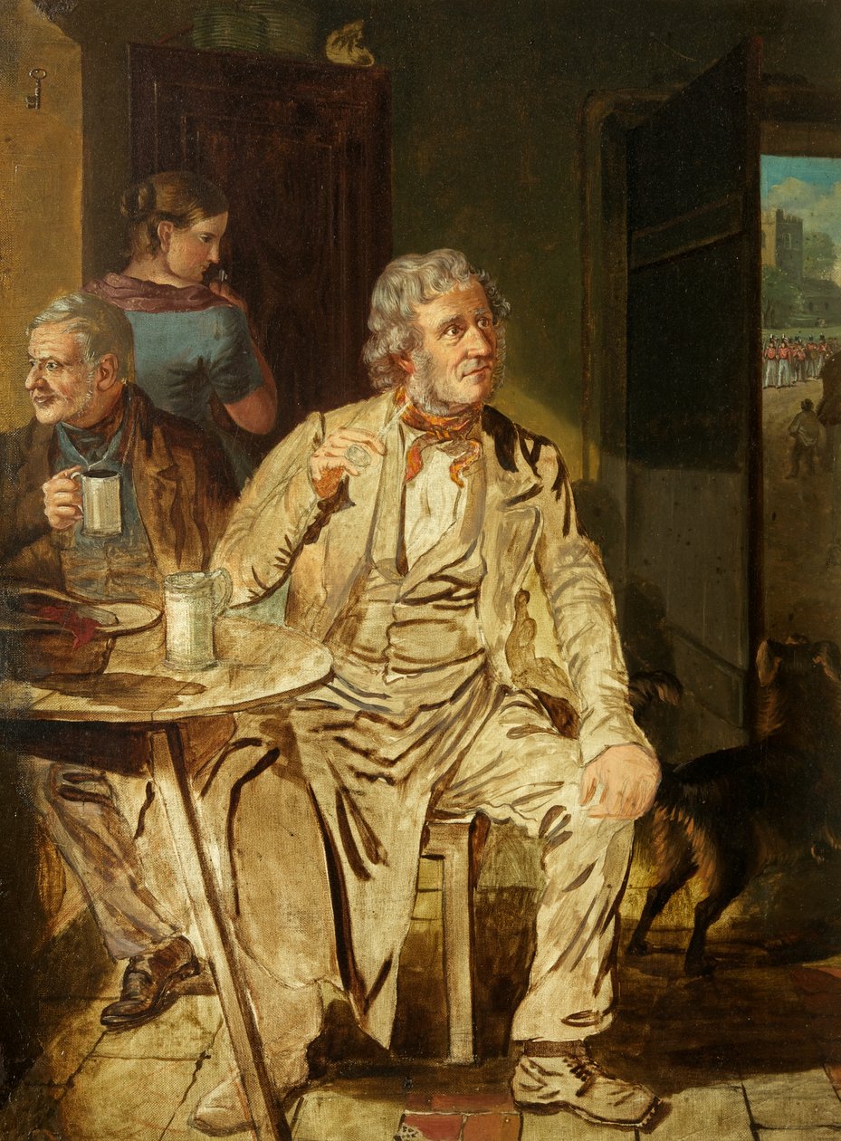 Estudo para uma cena de taberna de James Flewitt Mullock