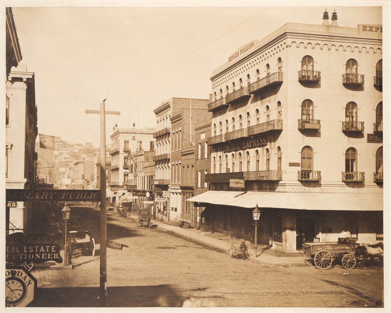 São Francisco, esquina das ruas California e Montgomery de James Ford