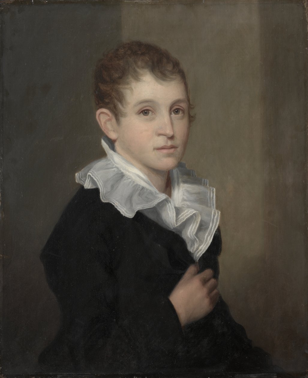 Samuel Barber Clark, c. 1810 (óleo sobre madeira) de James Frothingham