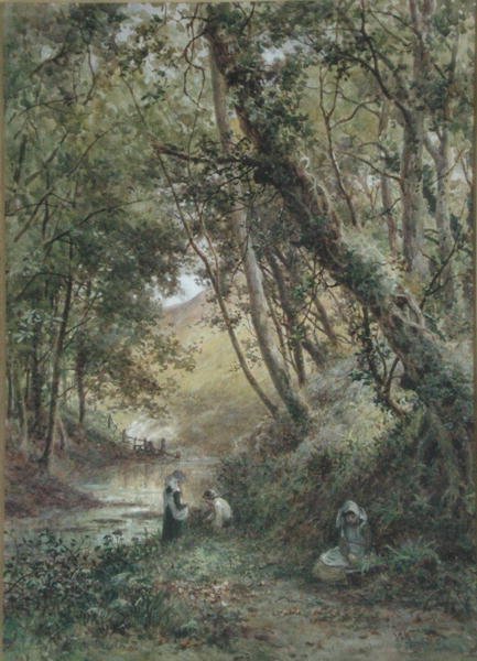 Junto à Corrente (aguarela sobre papel) de James George Bingley