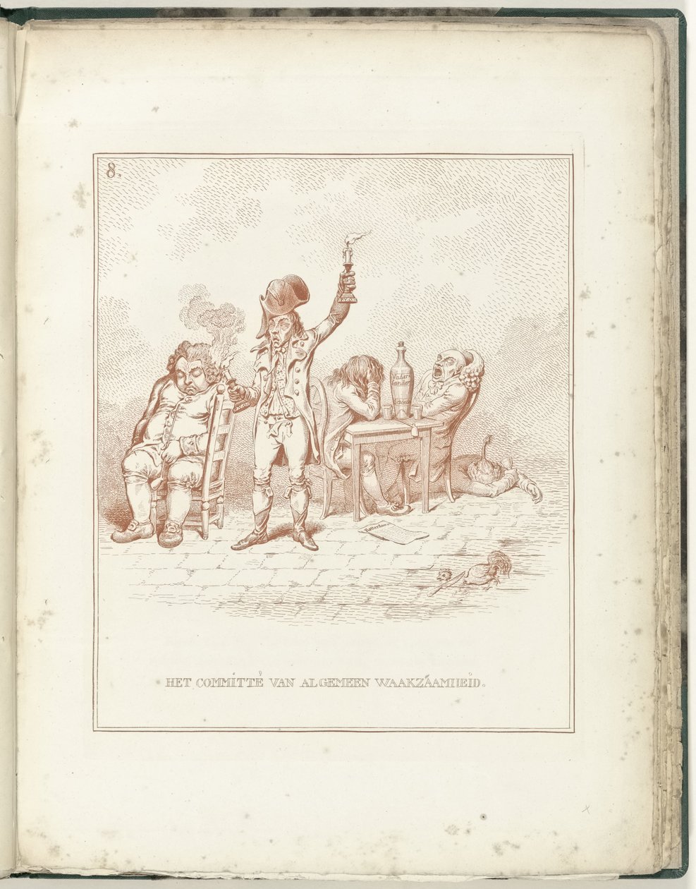 Comité de Vigilância Geral, 1795
O Comité de Vigilância Geral (título sobre o objecto)
Hollandia Regenerata (título da série) de James Gillray (possibly)