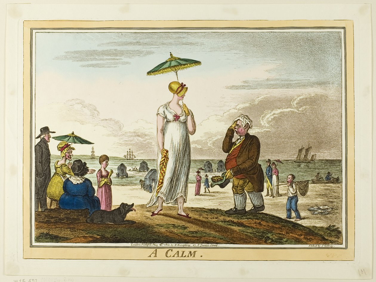 Uma calma de James Gillray