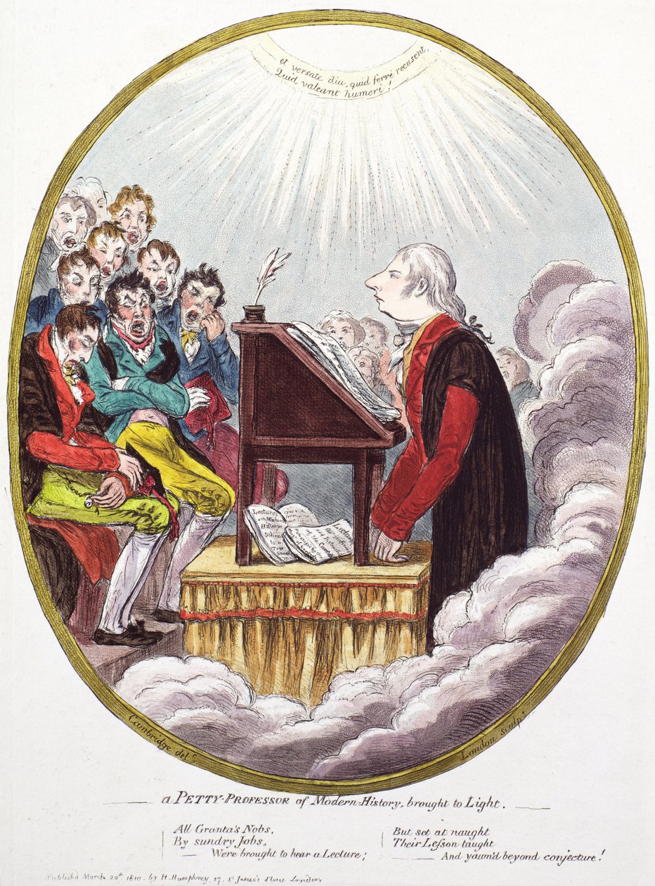 Um pequeno professor de História Moderna trazido à luz de James Gillray
