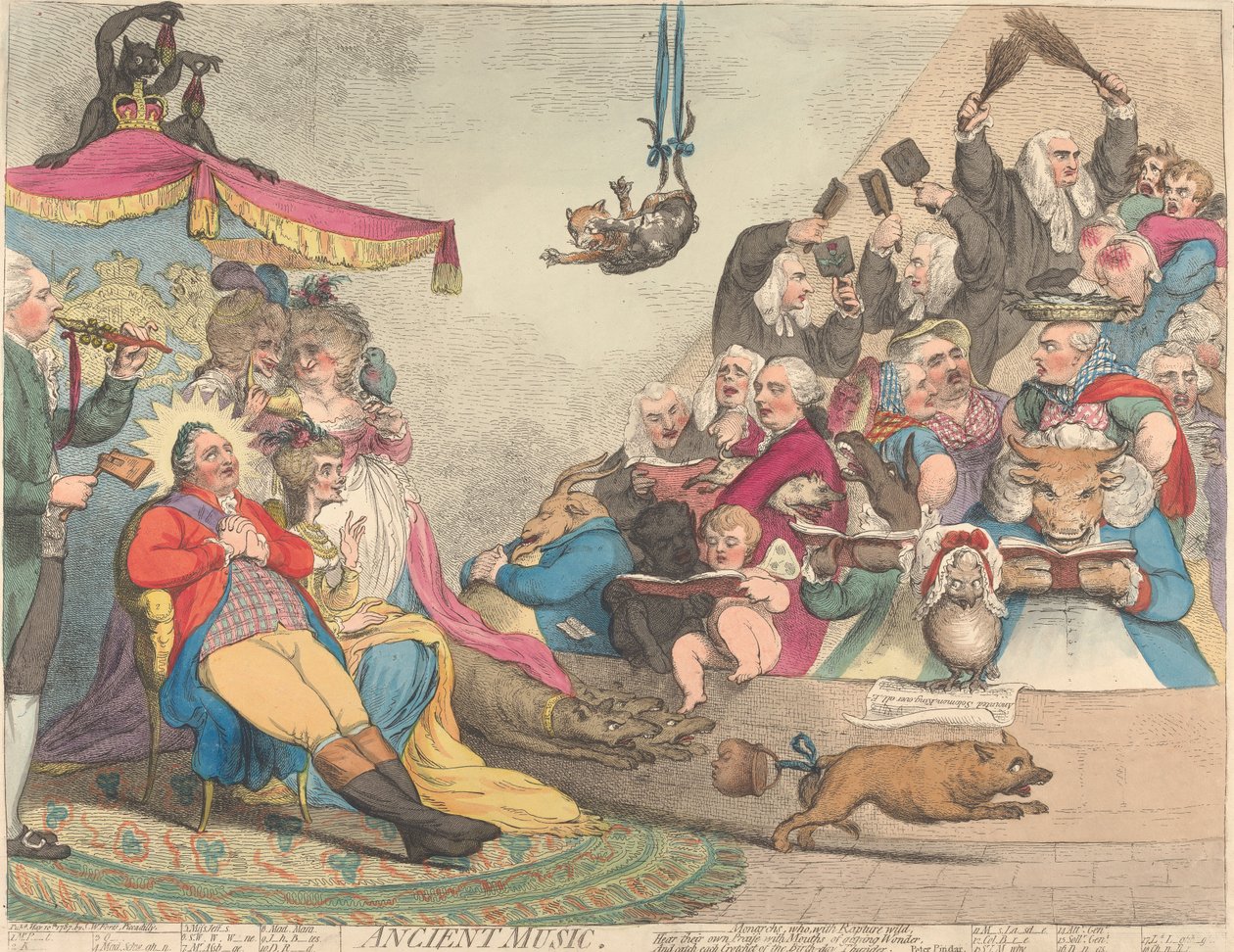 Música antiga de James Gillray