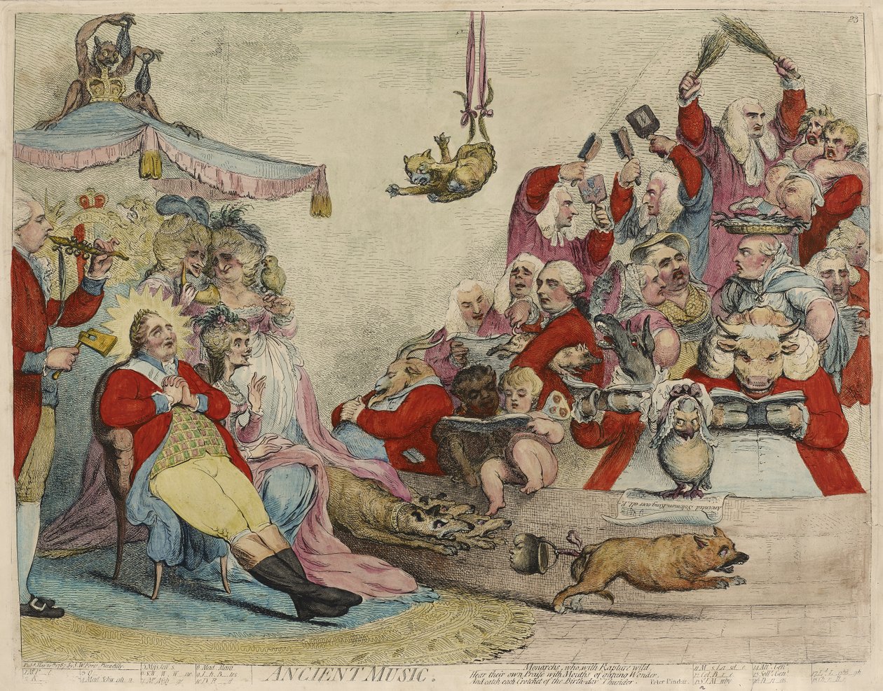 Música Antiga [recto] de James Gillray