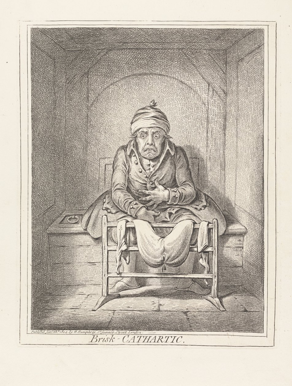 Purgante enérgico de James Gillray