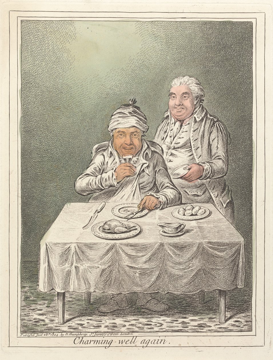 O poço encantador de novo de James Gillray