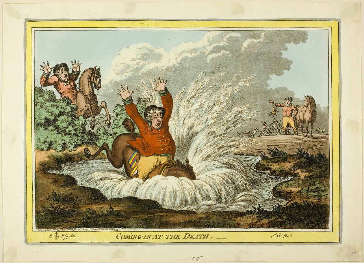 Chegar à morte de James Gillray