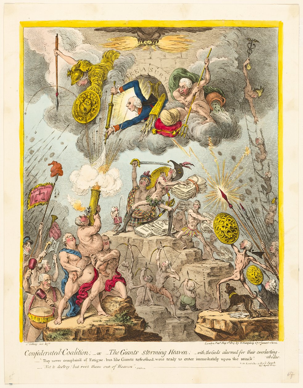 Coalizão Confederada de James Gillray