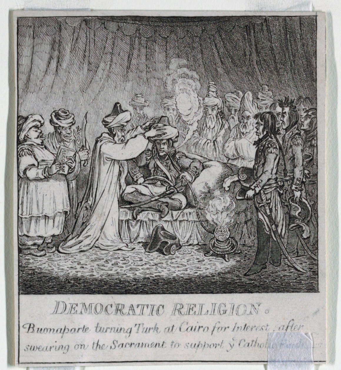 "Democracia, ou um Esboço de de James Gillray