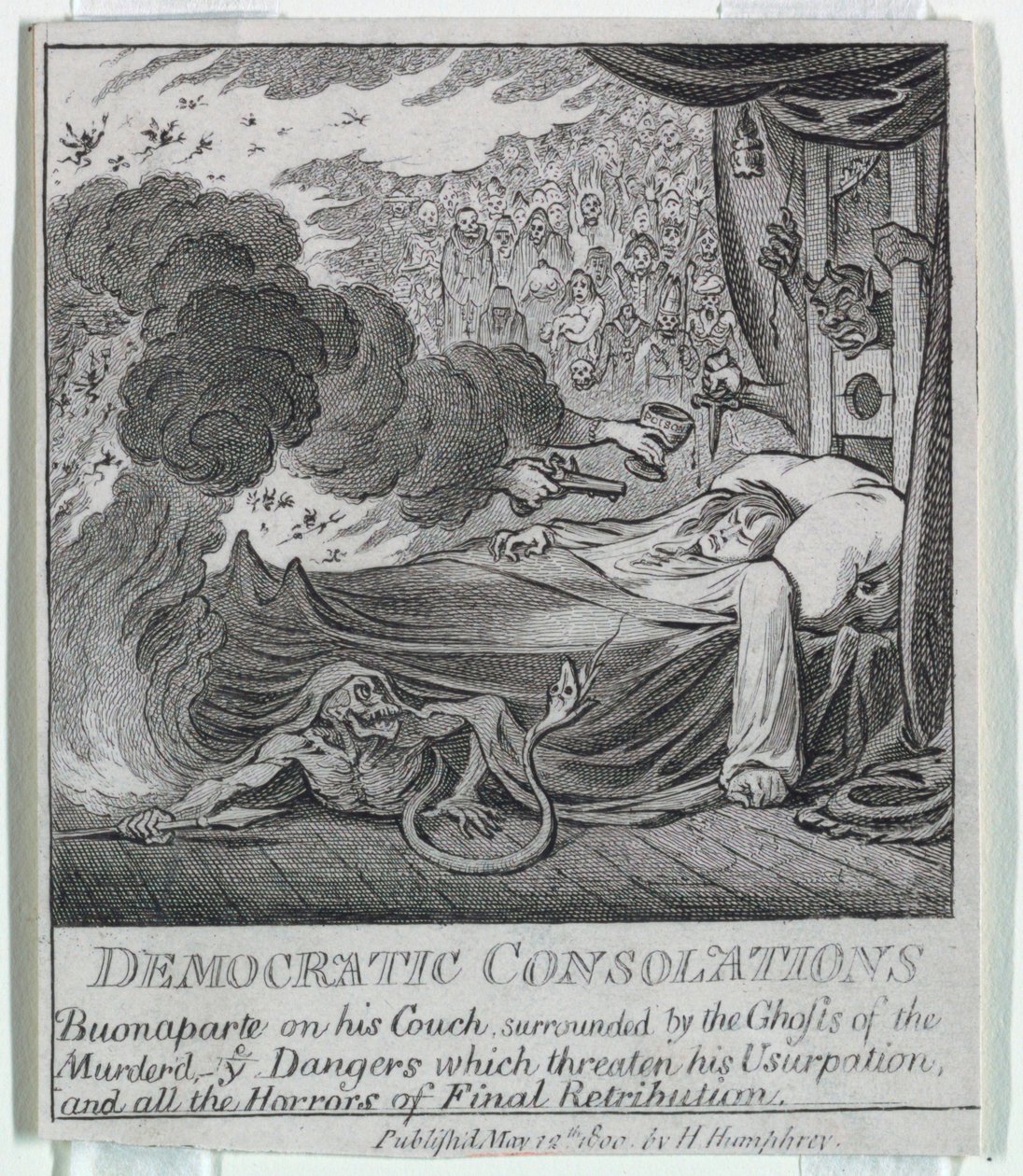 "Democracia, ou um Esboço de de James Gillray