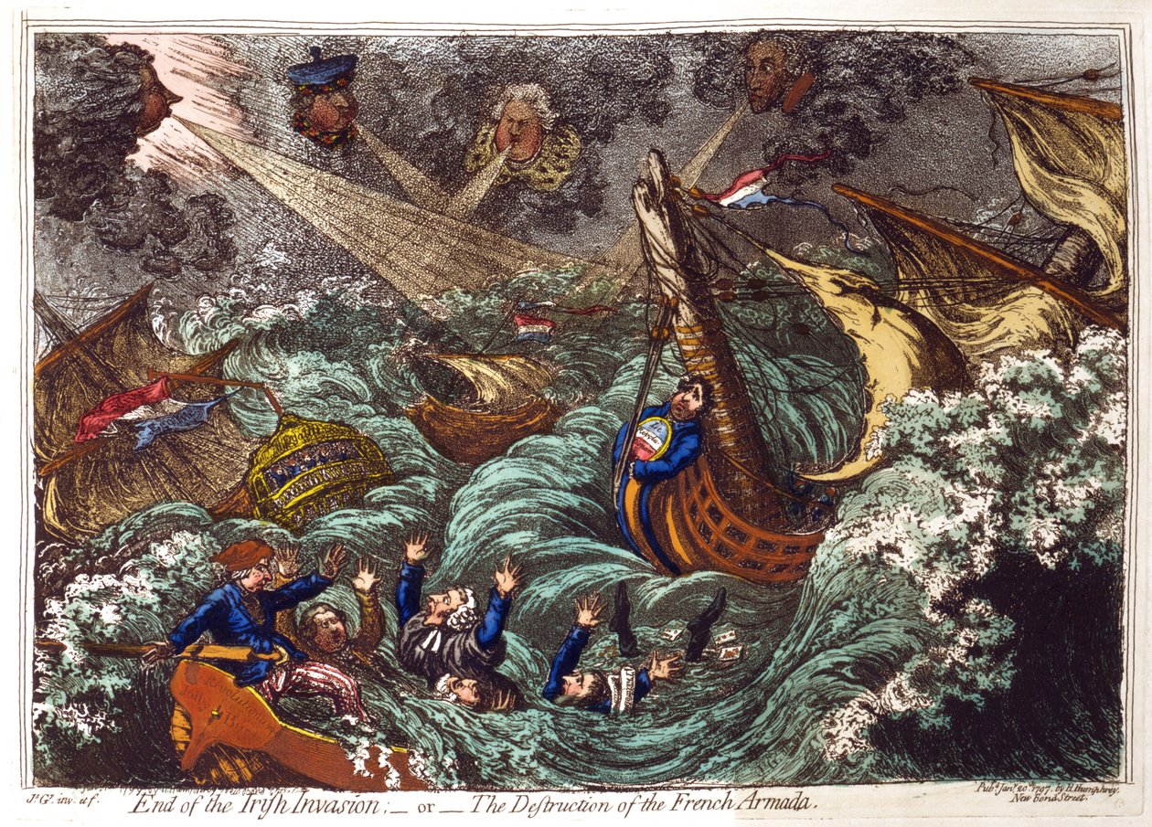 Fim da Invasão Irlandesa - ou - A Destruição da Armada Francesa