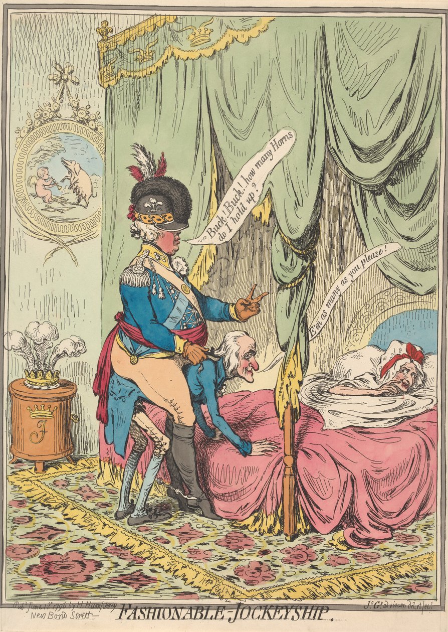 Na moda -  Jockeyship de James Gillray