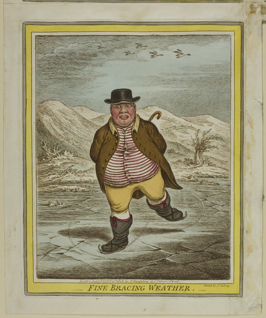 Tempo de reforço fino de James Gillray