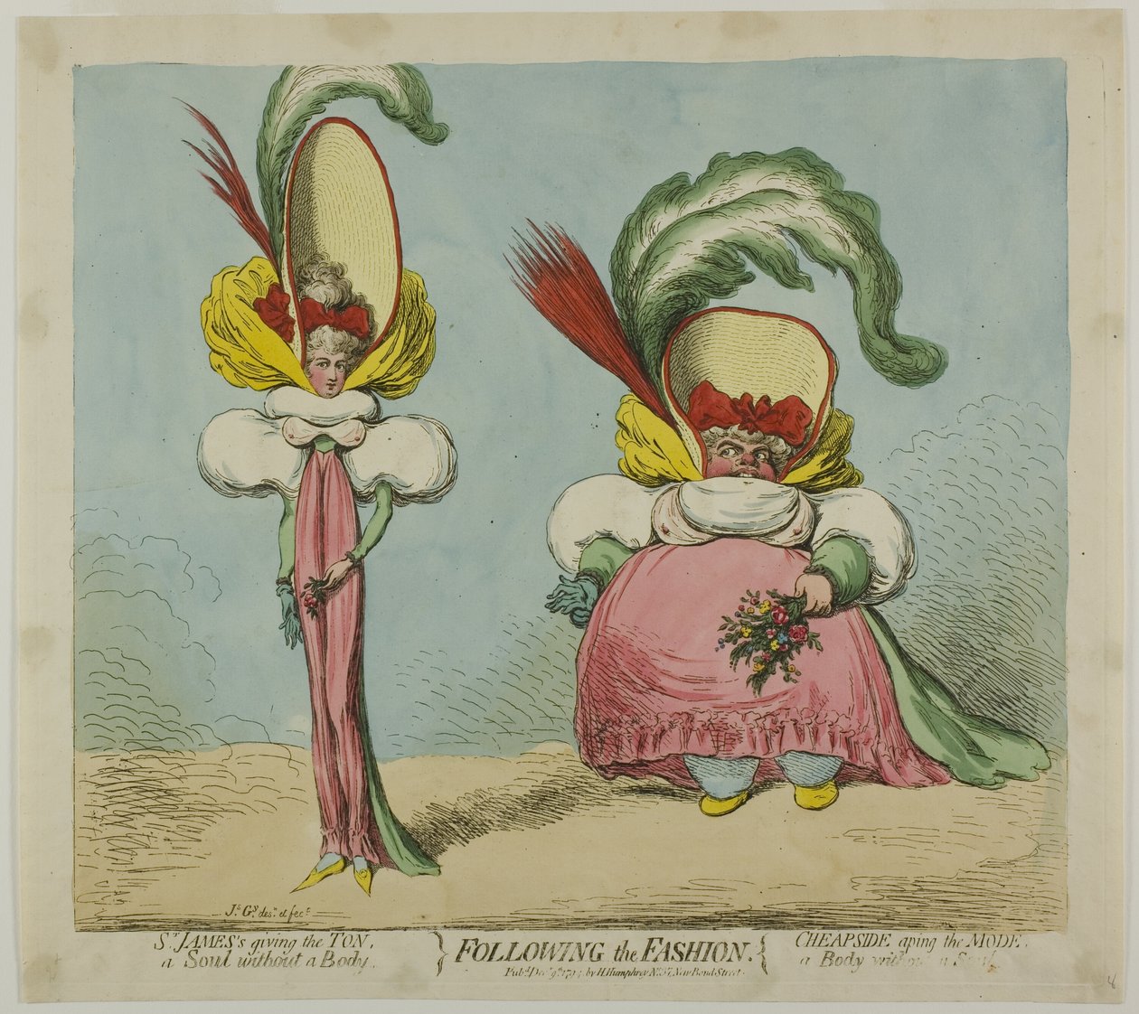 Seguir a moda de James Gillray