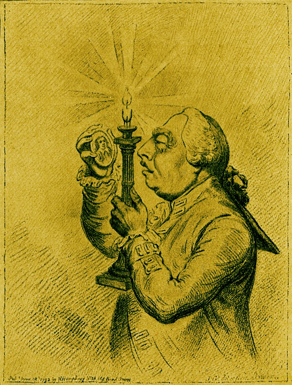 Caricatura de George III por James Gillray de James Gillray