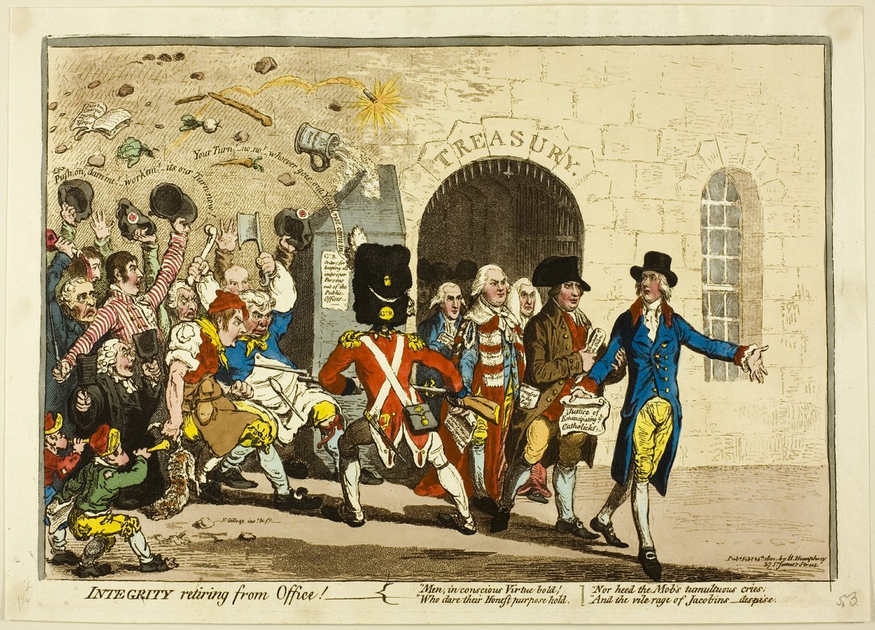 Integridade do Governo de James Gillray