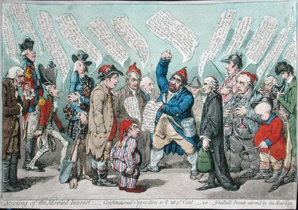 Reunião de Monied Interest: Oposição constitucional a 10 por cento, ou John Bull