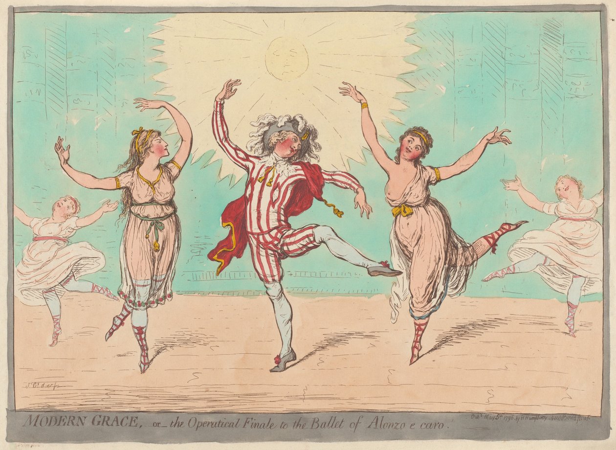 Graça Moderna de James Gillray