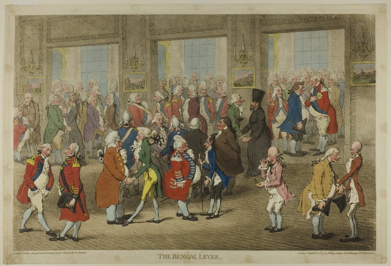 O dique de Bengala de James Gillray