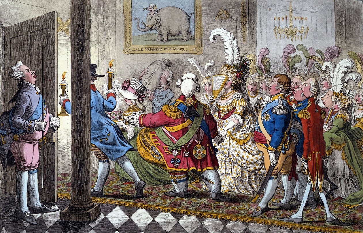 A noite nupcial de James Gillray