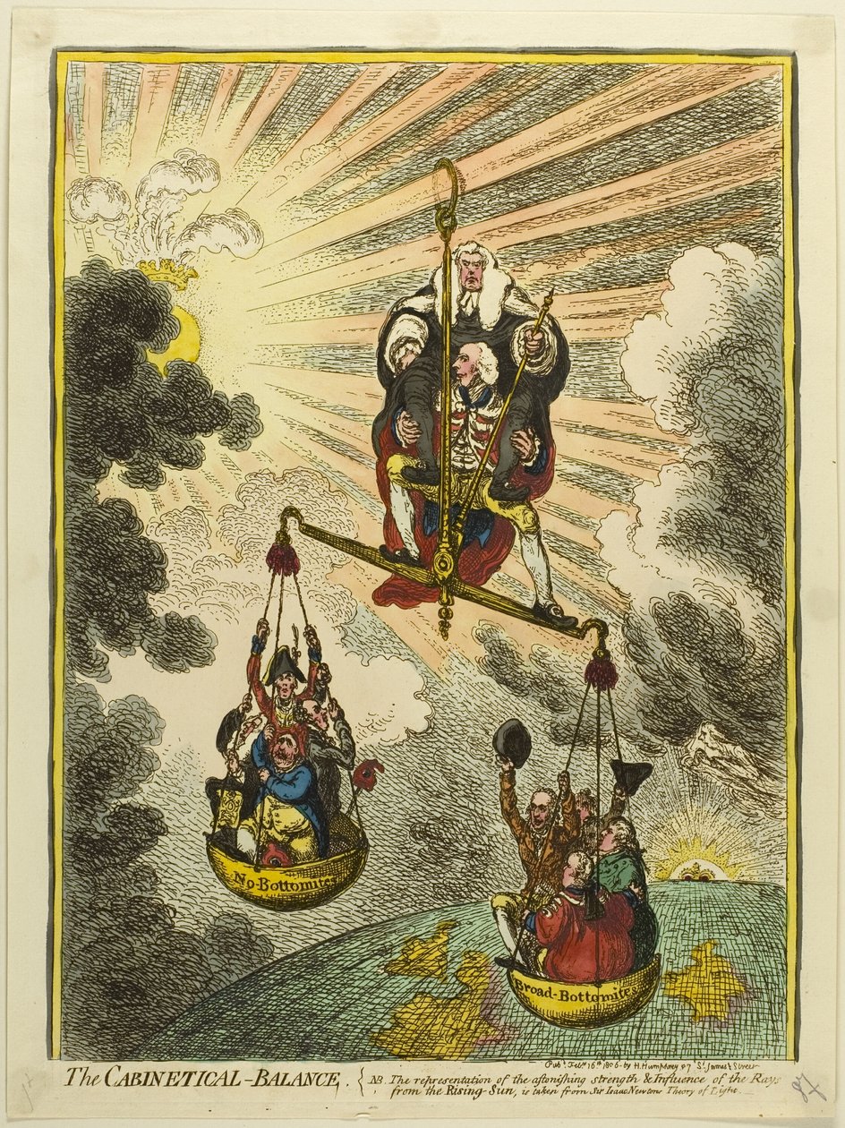 O equilíbrio cabo-verdiano de James Gillray