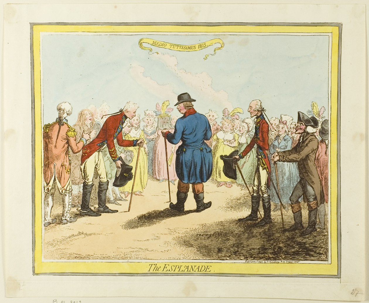 A Esplanada de James Gillray